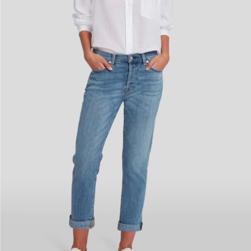 7FAMK NWT JOSEFINA Broken Twill in Bright Light